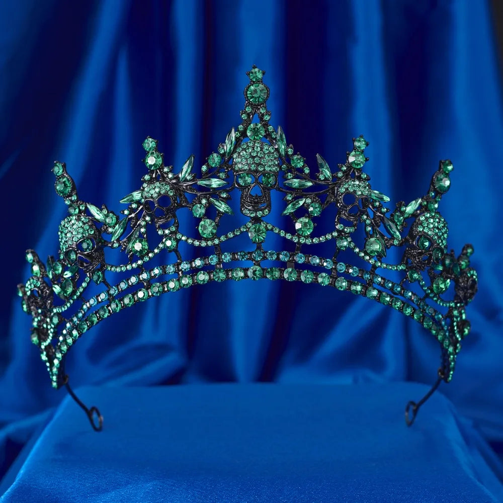The Crystal Skull Crown in green