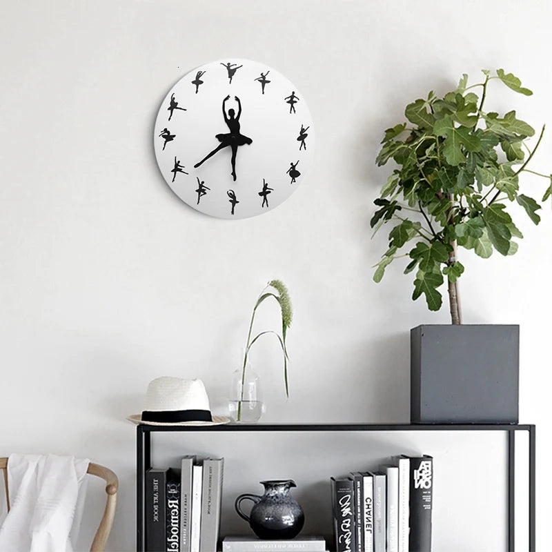 The Clarissa Ballerina Wall Clock Panache Ballet Boutique
