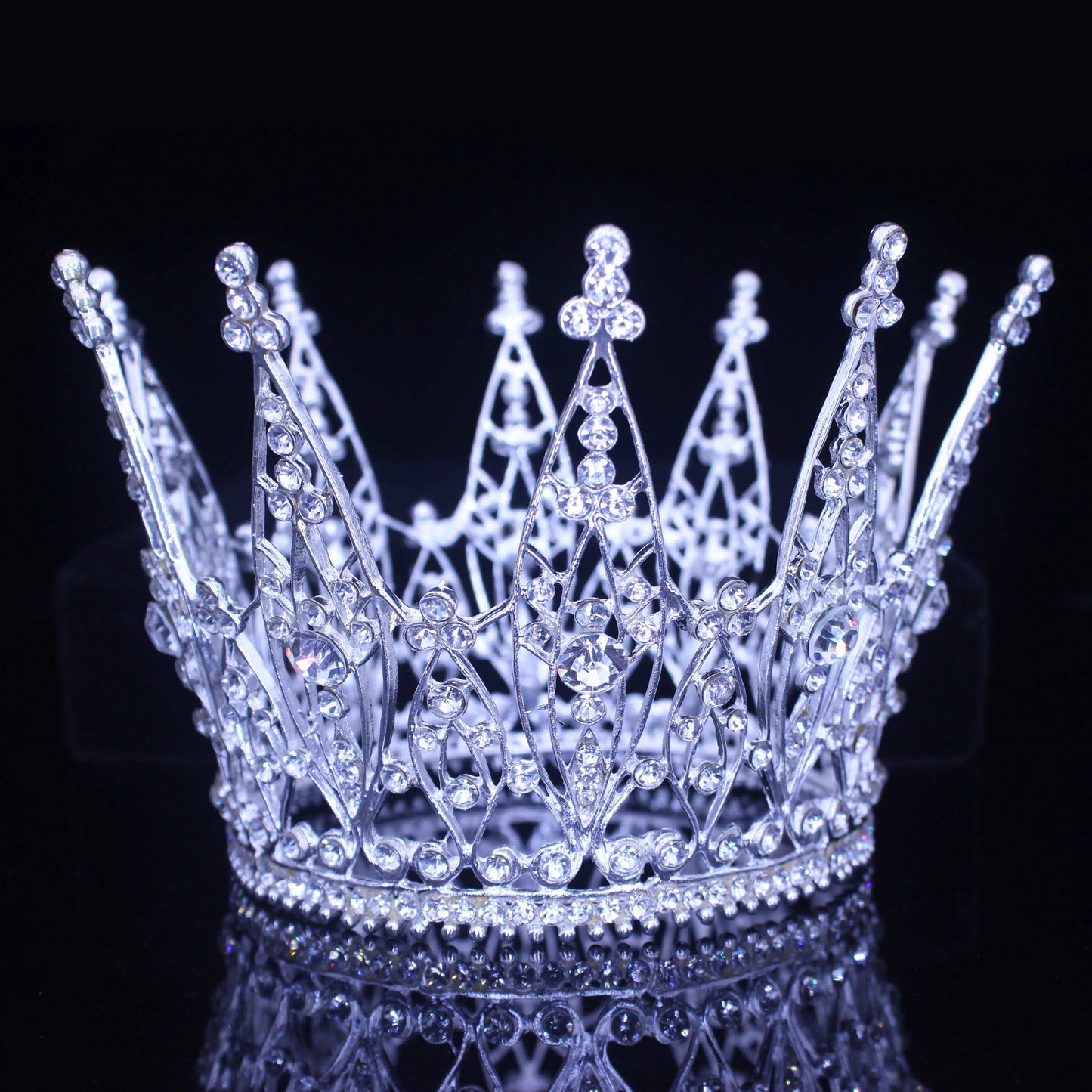 The Benedikte Crown silver queen ballet bridal