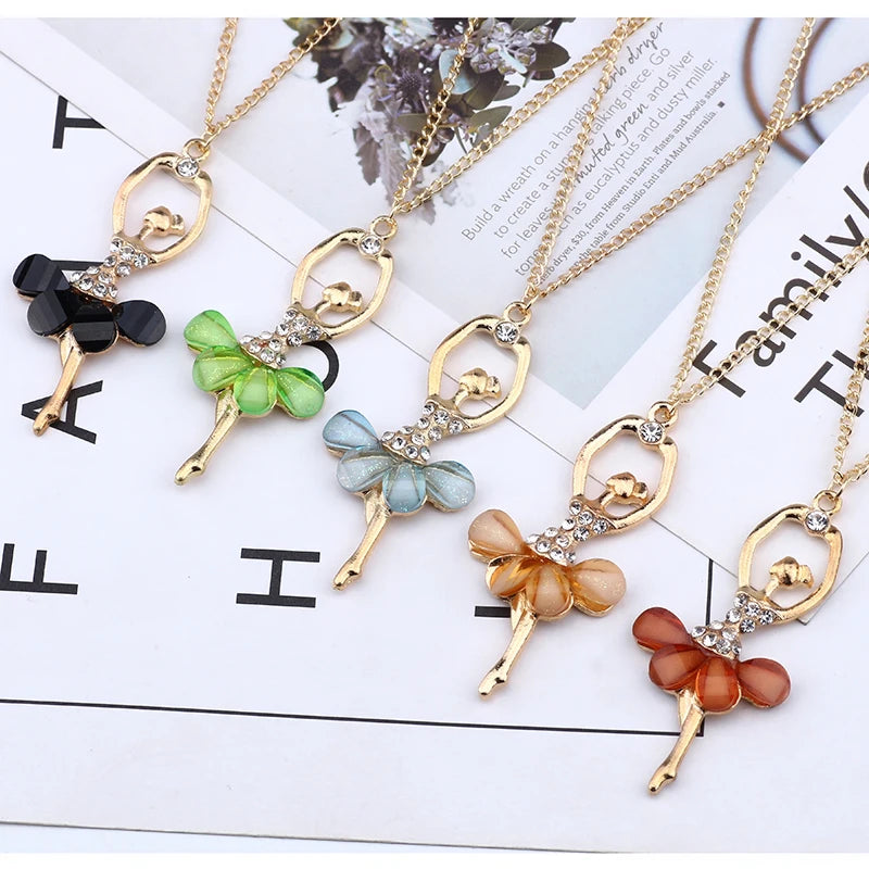 The Myra Ballerina Necklace different colors