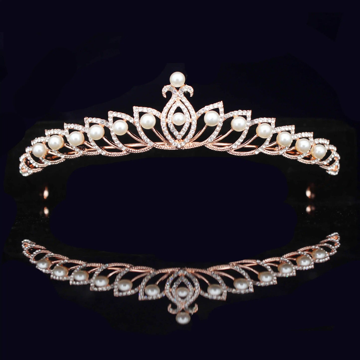 The Vicenta Tiara crystal ballet bridal
