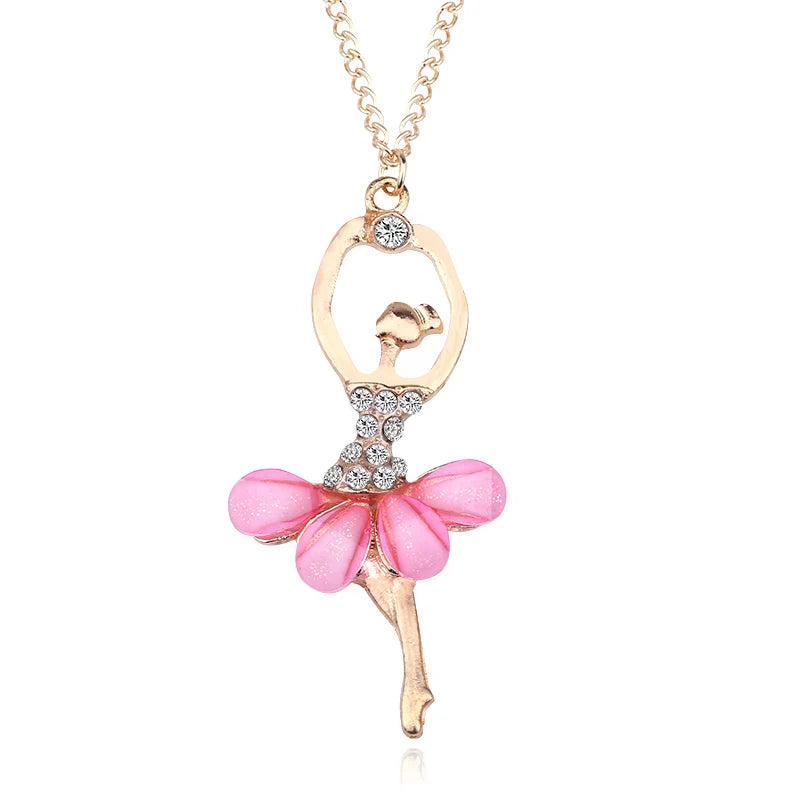 The Myra Ballerina necklace black