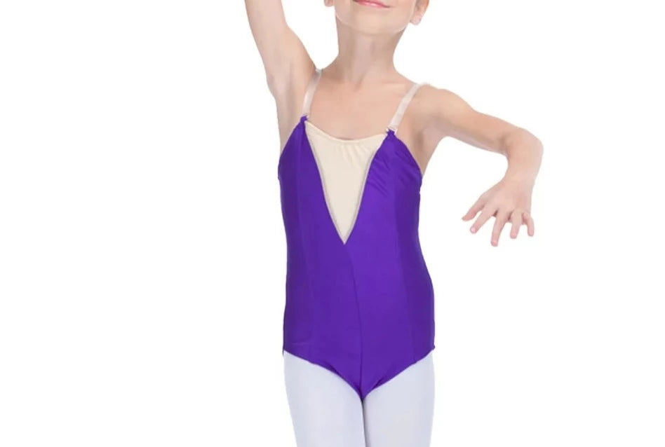 The Olivia Leotard for Children v neck camisole