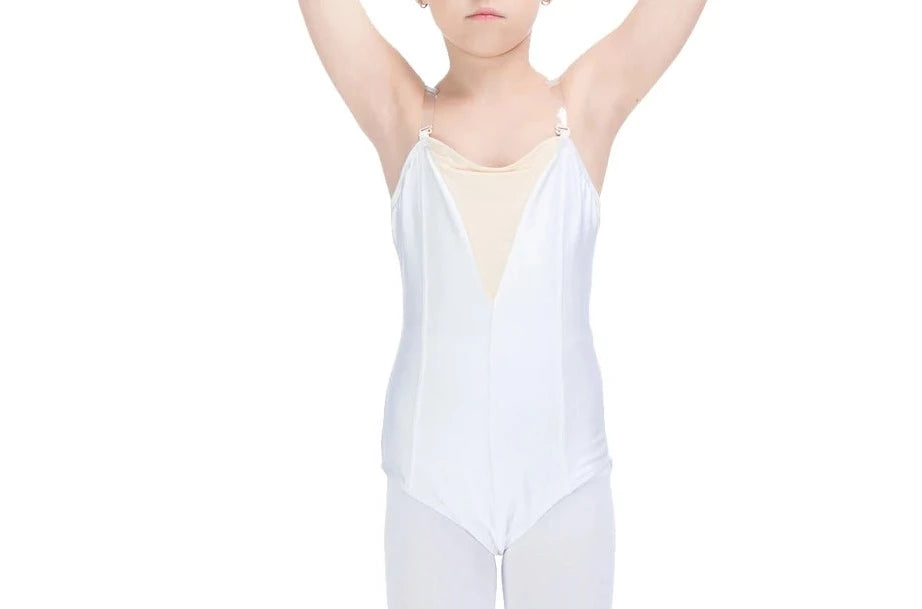 The Olivia Leotard for Children v neck camisole