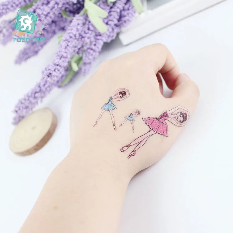 Ballet Tattoo Stickers - Adorable Temporary Tattoos - Panache Ballet Boutique