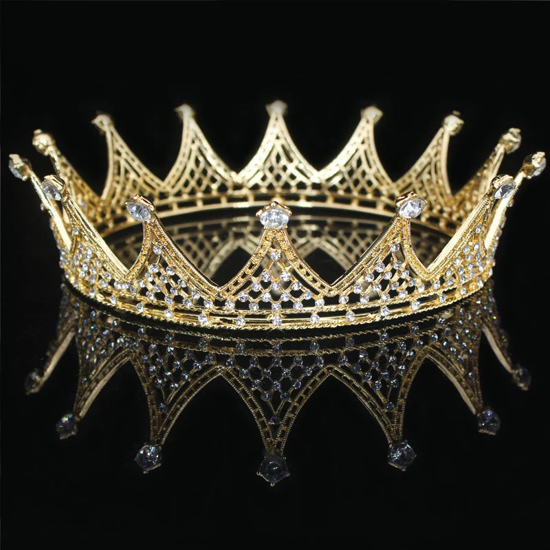 Gold king and queen crown ballet yagp bridal renaissance
