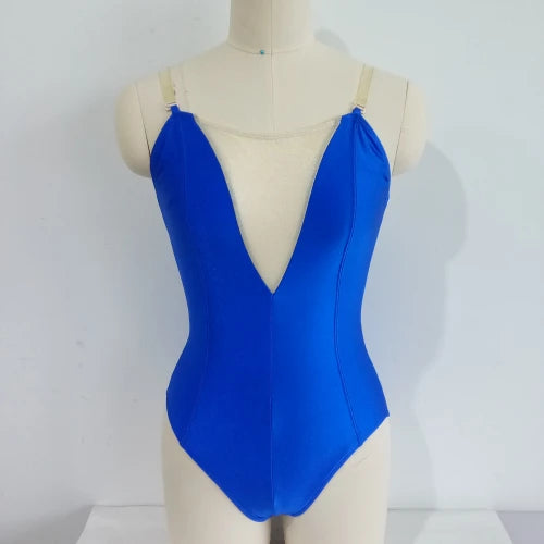 The Olivia Leotard camisole plunge neck