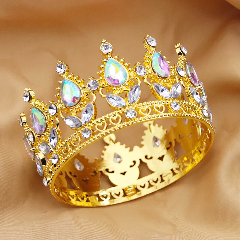 The Charia Small Crown gold jeweled