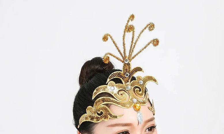 Gold Fairy ballerina headpiece
