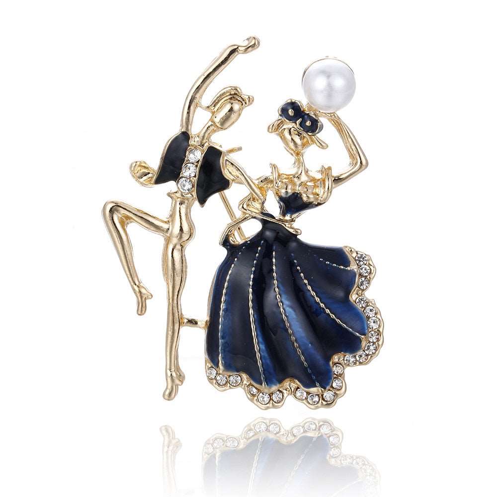 Character Dance Brooch - Elegant Ballet Pin - Panache Ballet Boutique