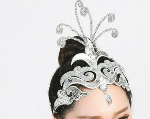 silver fairy ballerina headpiece