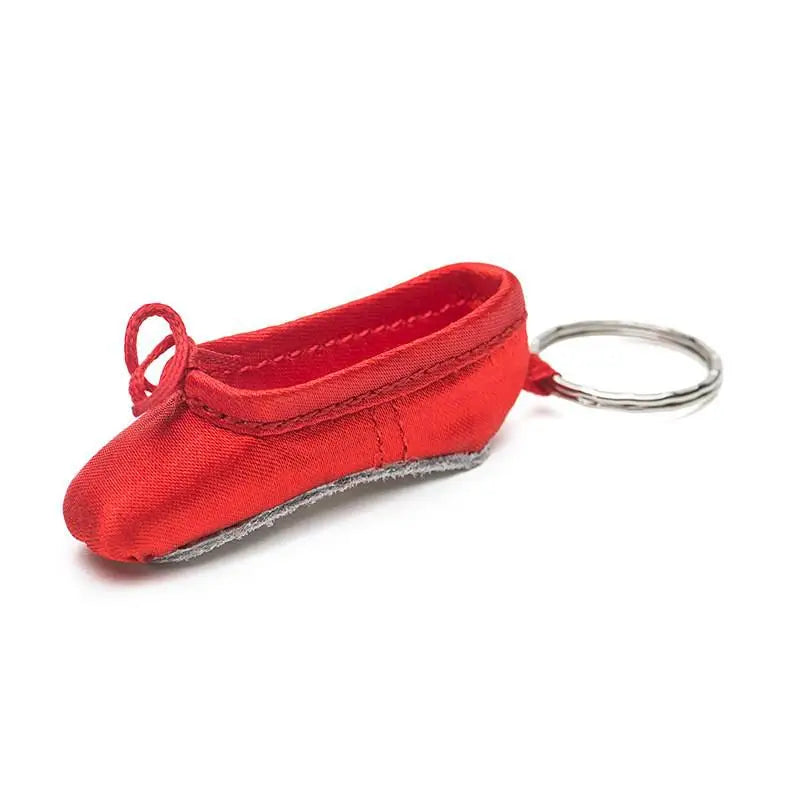 Satin Pointe Shoe Key Chain - Unique Ballet Accessories - Panache Ballet Boutique