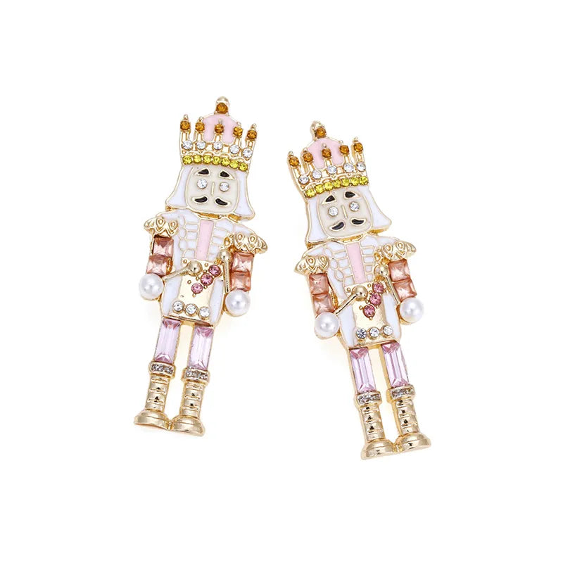 The Nutcracker King Earrings crystal
