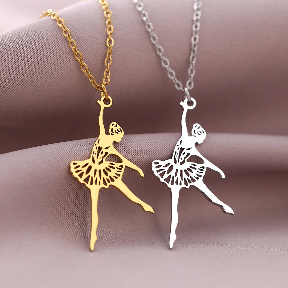 The Gilma Ballerina Necklace pendant