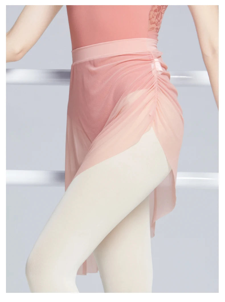 The Mara Ballet Skirt pink sheer