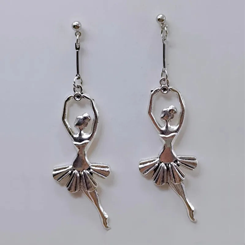 The Leah Ballerina Earrings crystal
