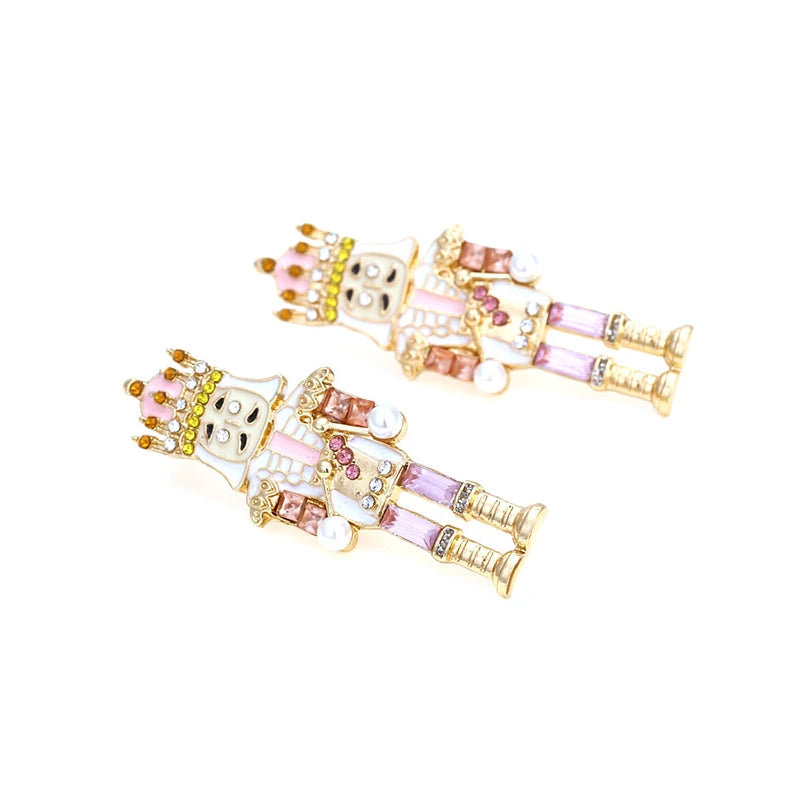 The Nutcracker King Earrings crystal