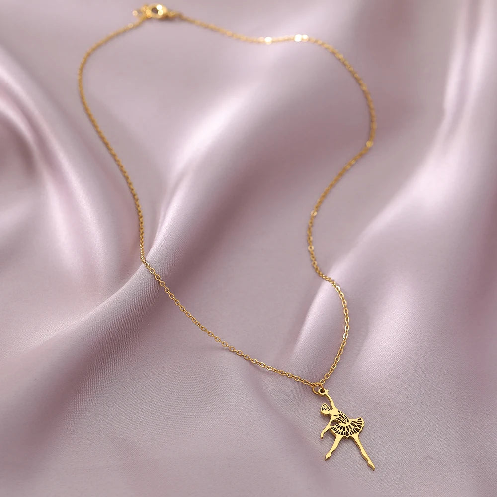 The Gilma Ballerina Necklace pendant