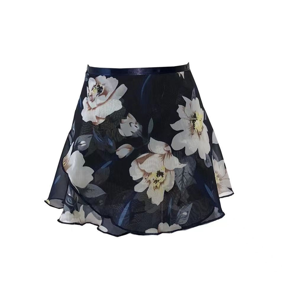The Colleen Wrap Skirt black and white YAGP
