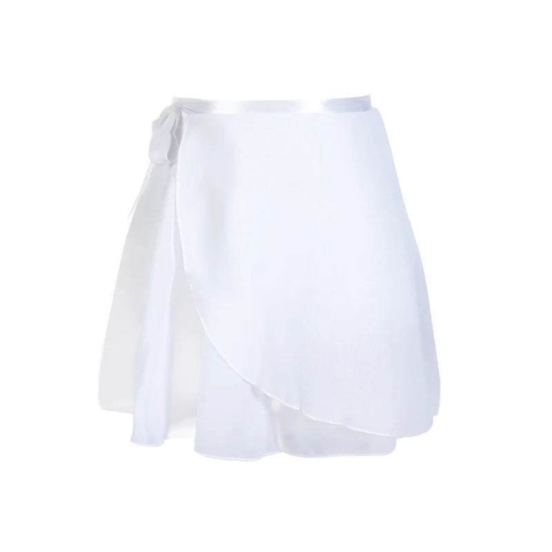 The Heidi Ballet Skirts white chiffon