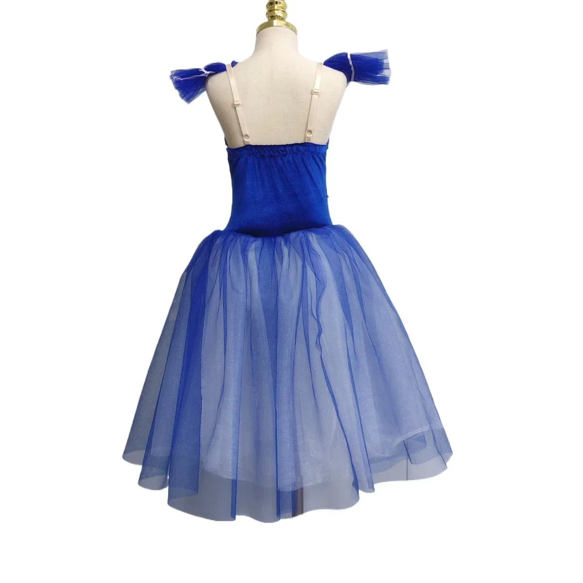 blue floral budget romantic tutu for ballet