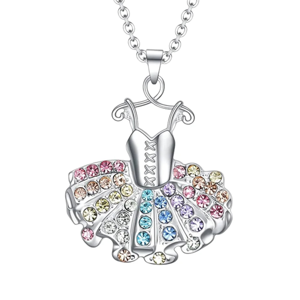The Little Tutu Pendant crystal ballerina