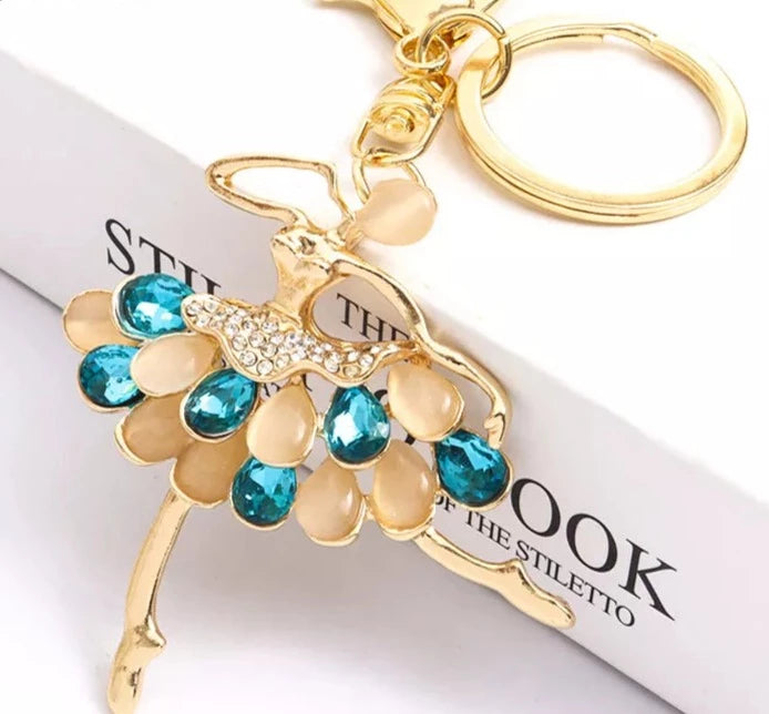 ballet dancer key chain dance bag key chain YAGP