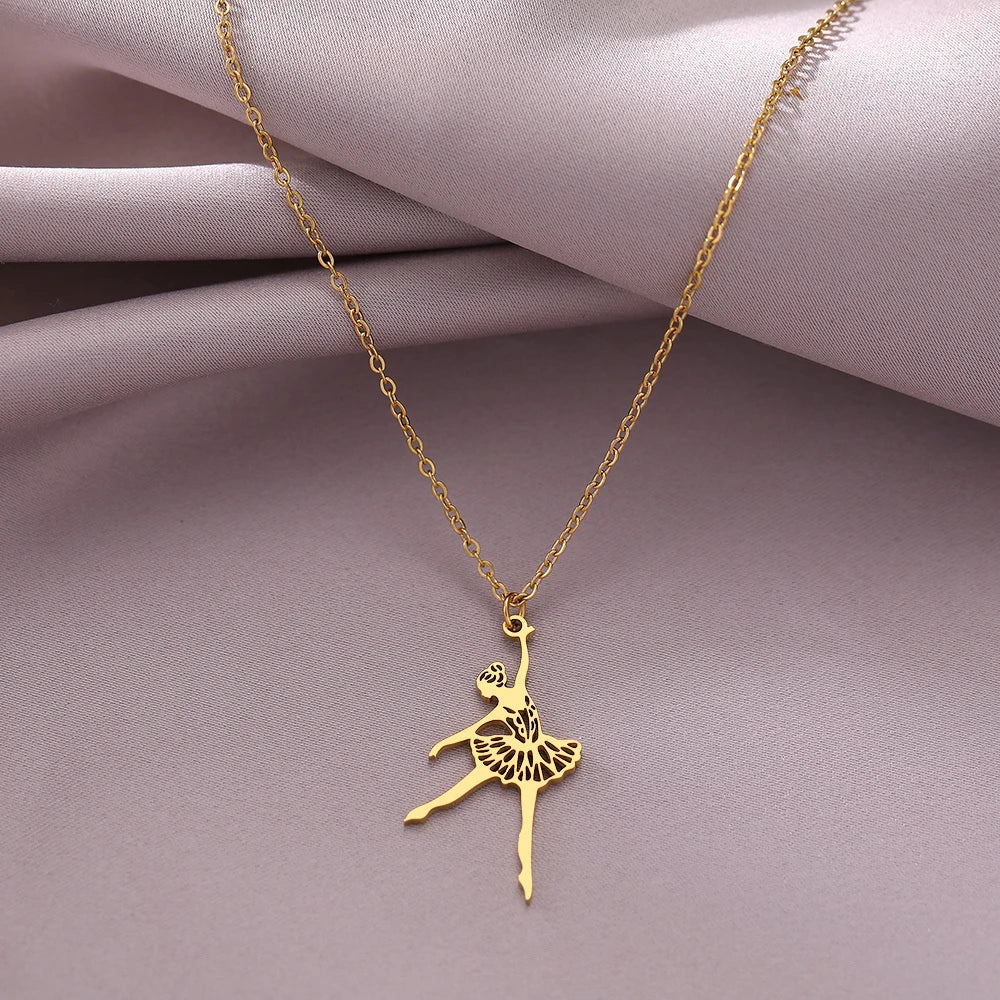 The Gilma Ballerina Necklace pendant