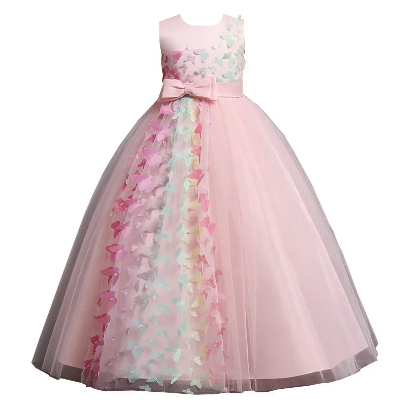 The Liadan Princess Dress pink and white