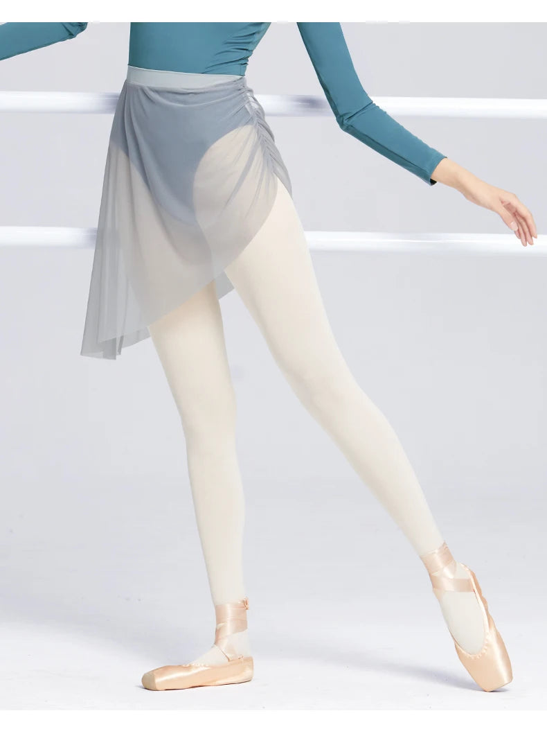 The Mara Ballet Skirt sheer grey