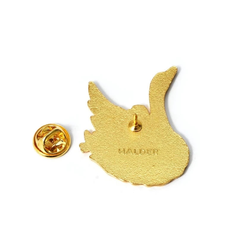 Back of Ballerina swan pin