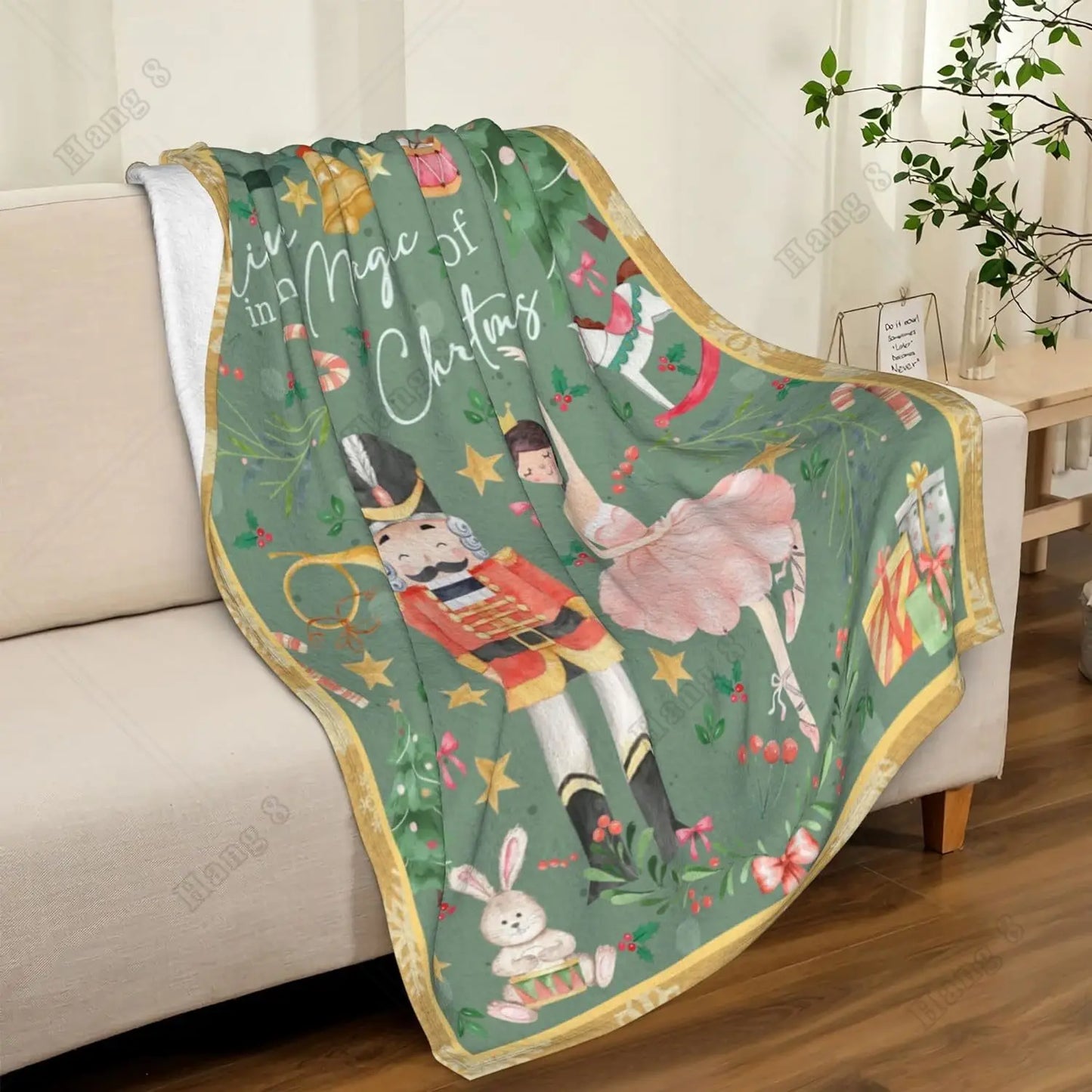 The Alberte Nutcracker Ballet Throw blanket