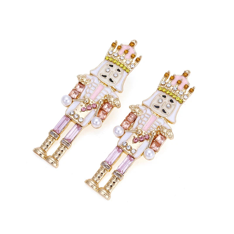 The Nutcracker King Earrings crystal