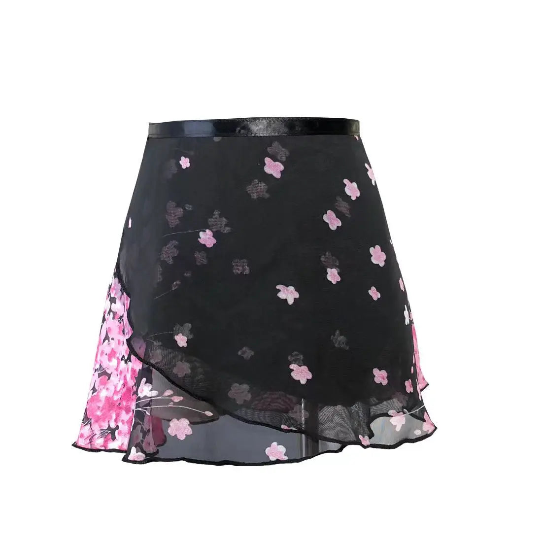 The Pembe Ballet Skirt black floral