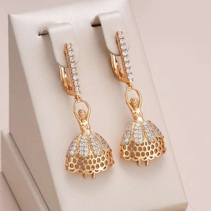 The Arabella Ballerina Earrings - Unique Ballet Accessories - Panache Ballet Boutique