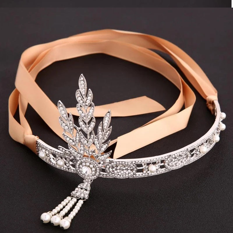 The Selma Crystal Headband Tiara bridal wedding ballet and YAGP