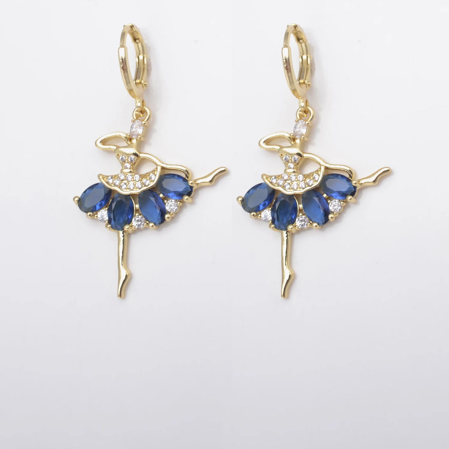 The Livia Ballerina Earrings crystal