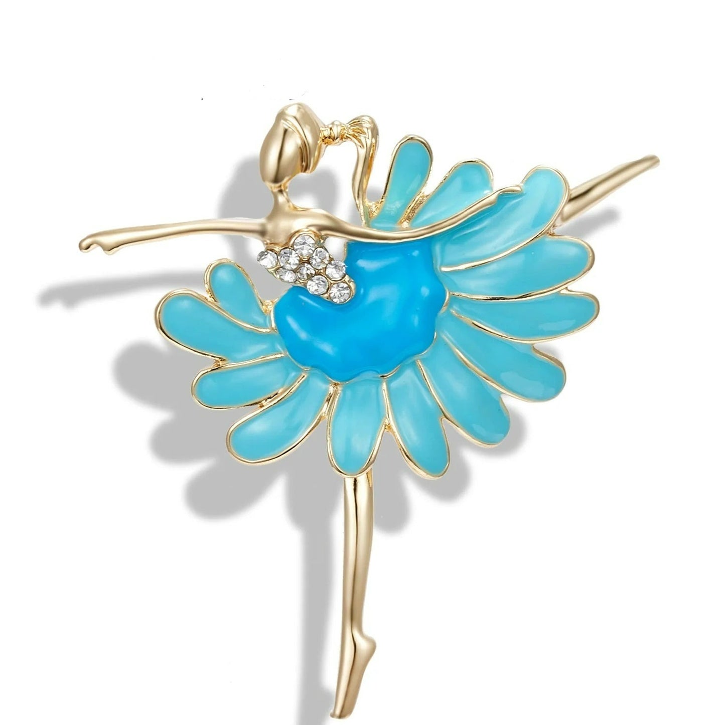 The Inge Ballerina Brooch blue tutu