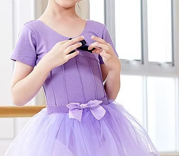 The Ari Leotard purple ballet leotard