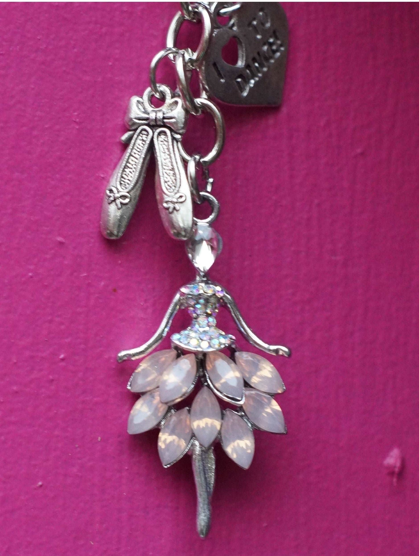 Ballet Love Ballerina Key Chain - Elegant Dance Accessory - Panache Ballet Boutique