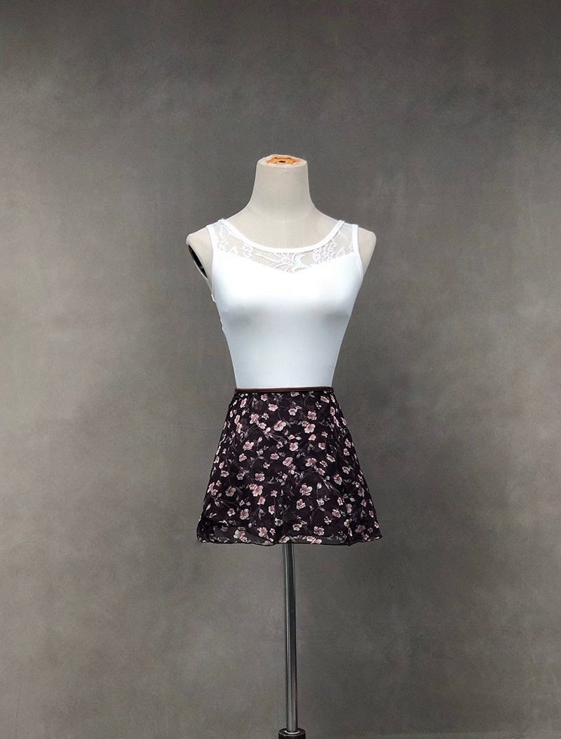 floral ballet wrap skirt yagp