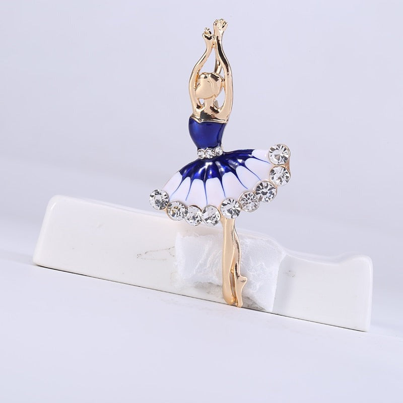 The Angelina Ballerina Brooch - Unique Ballet Accessories - Panache Ballet Boutique
