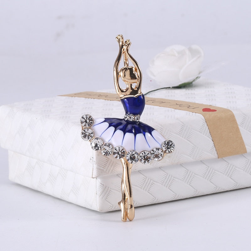 The Angelina Ballerina Brooch - Unique Ballet Accessories - Panache Ballet Boutique