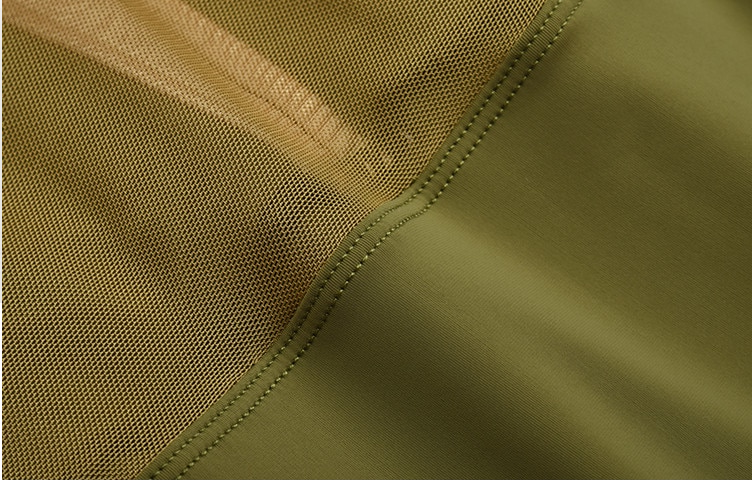 The Irene Leotard green flared sleeves