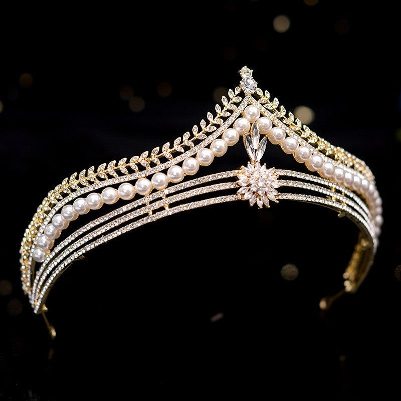 The Caliana pearl Tiara bridal and ballet
