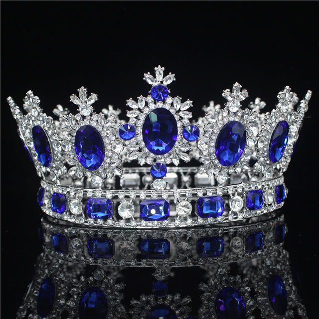 The Victoria Crown sapphire blue