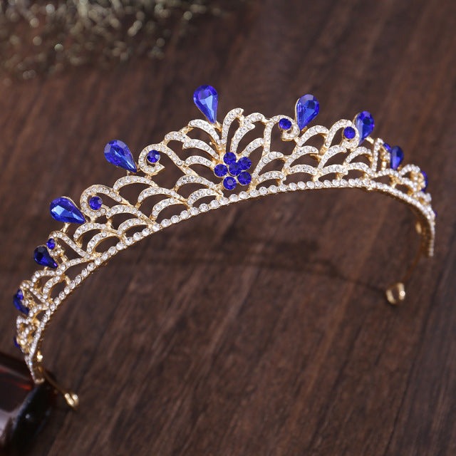 sapphire blue tiara. YAGP