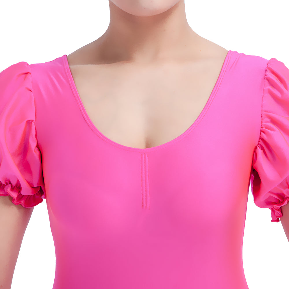 The Chelisse Leotard puff sleeve leotard. YAGP. ballet. Dance compeititon