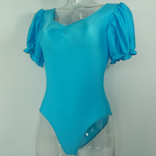 The Chelisse Leotard puff sleeve leotard. YAGP. ballet. Dance compeititon