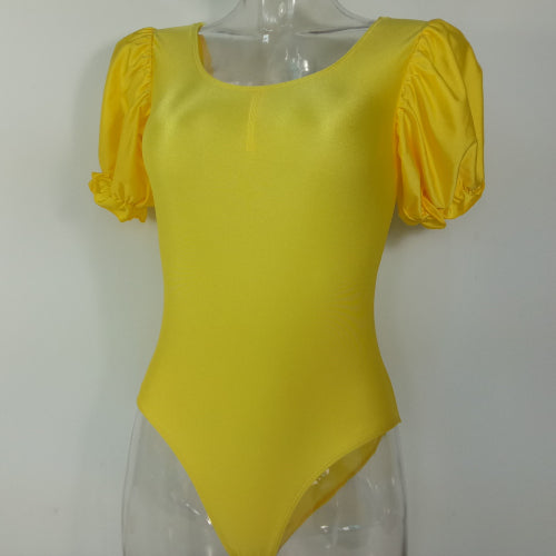 The Chelisse Leotard puff sleeve leotard. YAGP. ballet. Dance compeititon